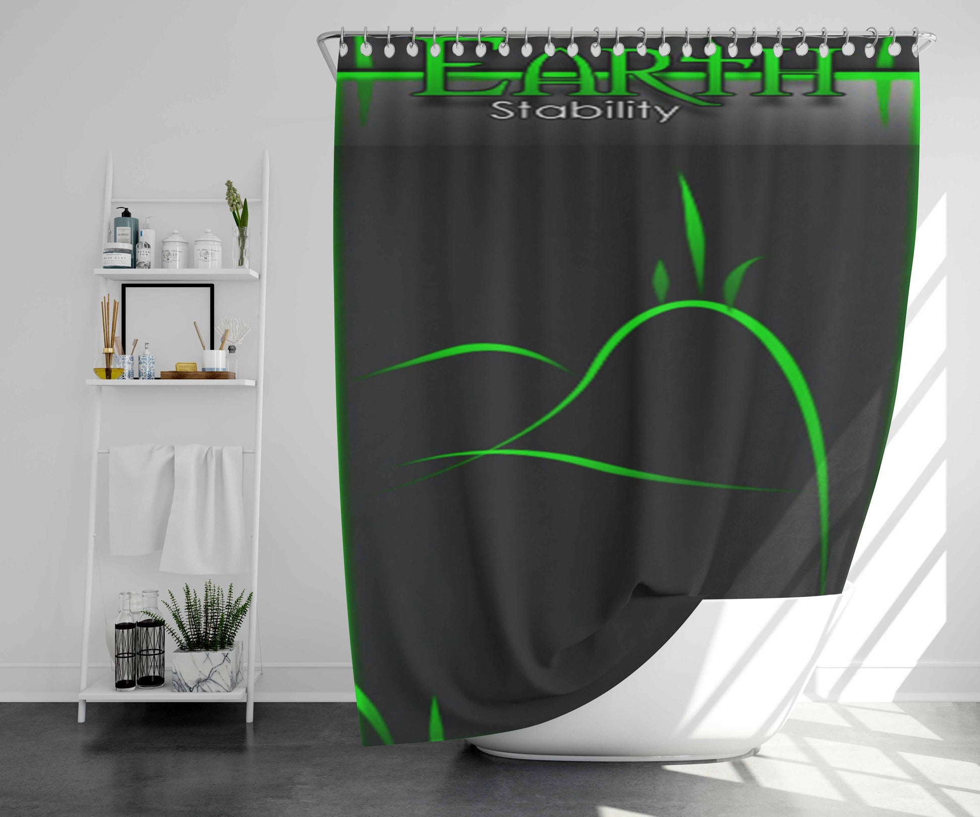The Eagles Logo Bathroom Shower Curtain Fabric Waterproof | 66 X 72 Inch