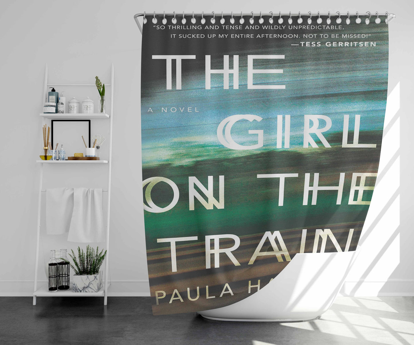 The Gentlemen Clocktower Bathroom Shower Curtain Fabric Waterproof | 66 X 72 Inch