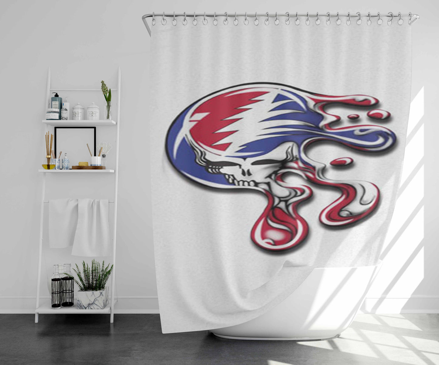 The Grateful Dead New Bathroom Shower Curtain Fabric Waterproof | 66 X 72 Inch