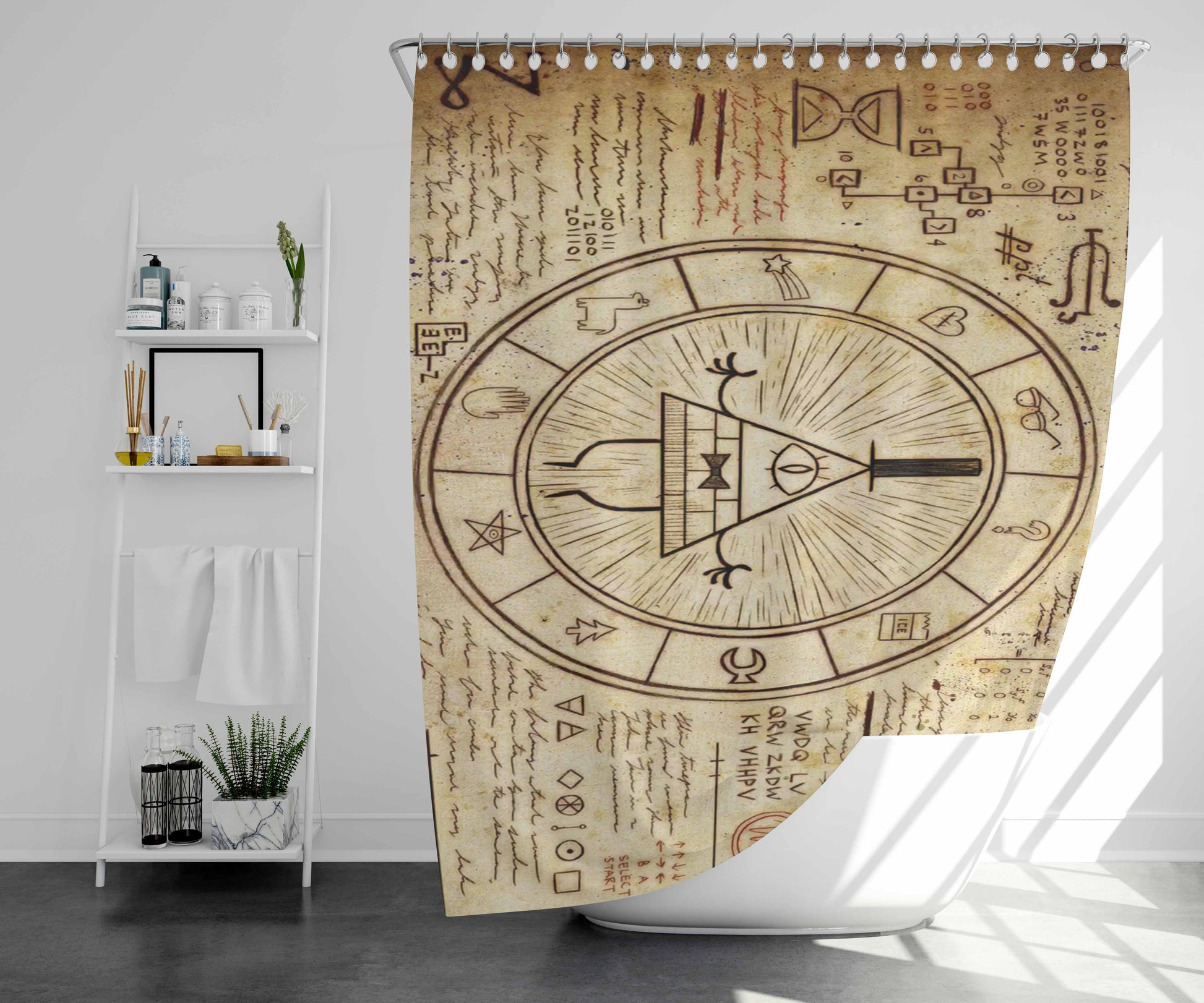 The Grateful Dead Bathroom Shower Curtain Fabric Waterproof | 66 X 72 Inch