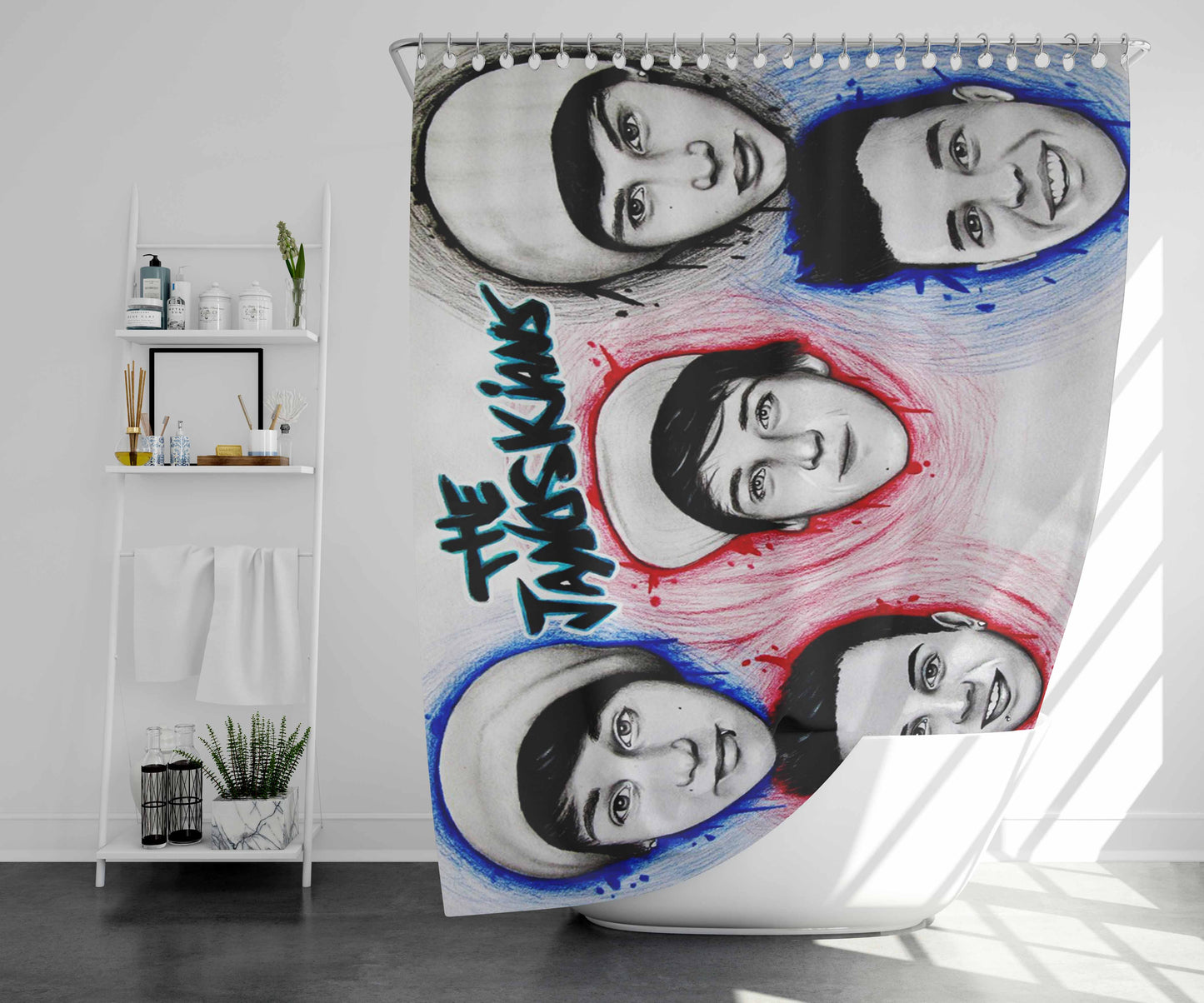 The It Crowd Bathroom Shower Curtain Fabric Waterproof | 66 X 72 Inch