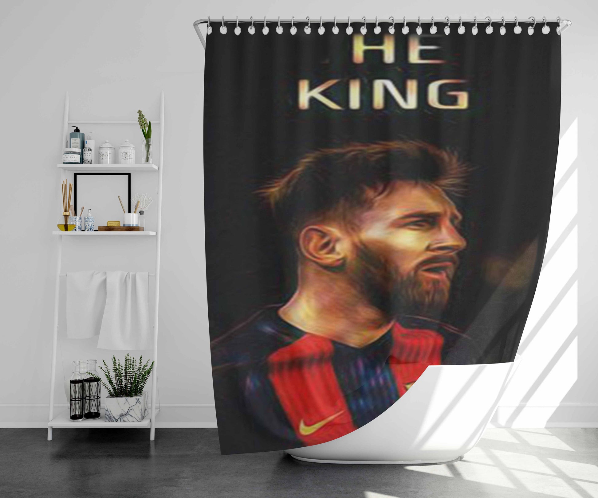 The King Bucks Bathroom Shower Curtain Fabric Waterproof | 66 X 72 Inch