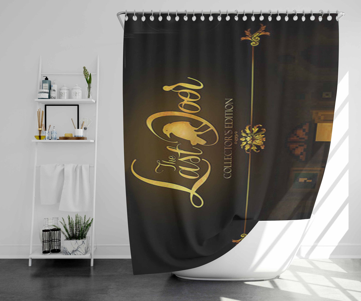The Last Door Collectors Edition Bathroom Shower Curtain Fabric Waterproof | 66 X 72 Inch