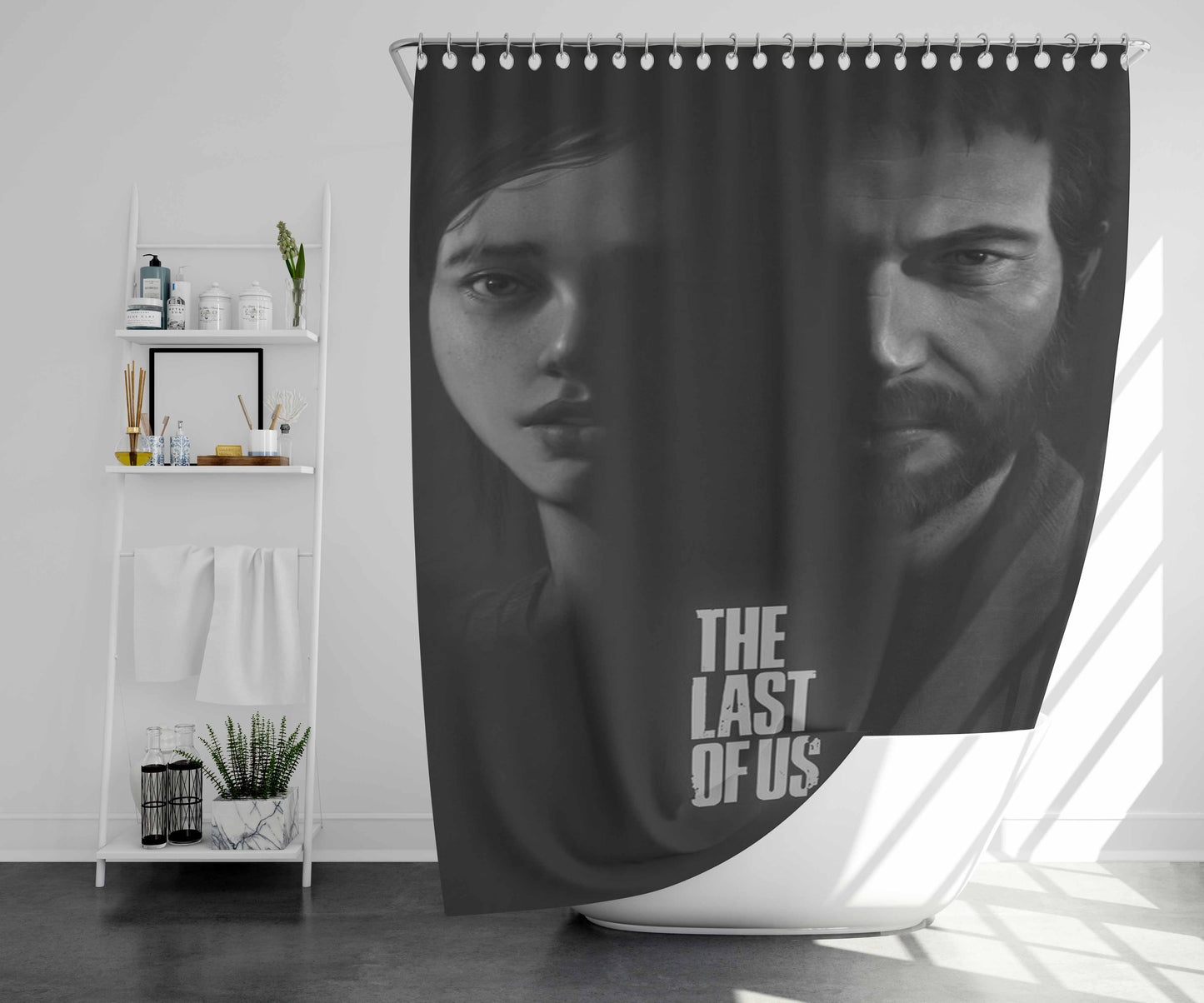 The Last Door Bathroom Shower Curtain Fabric Waterproof | 66 X 72 Inch
