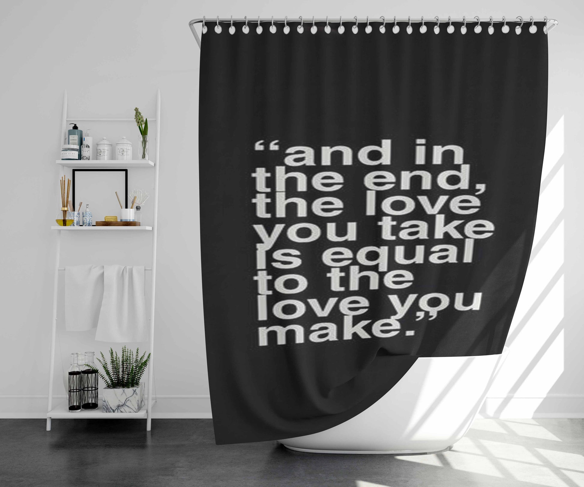 The Lost World Bathroom Shower Curtain Fabric Waterproof | 66 X 72 Inch