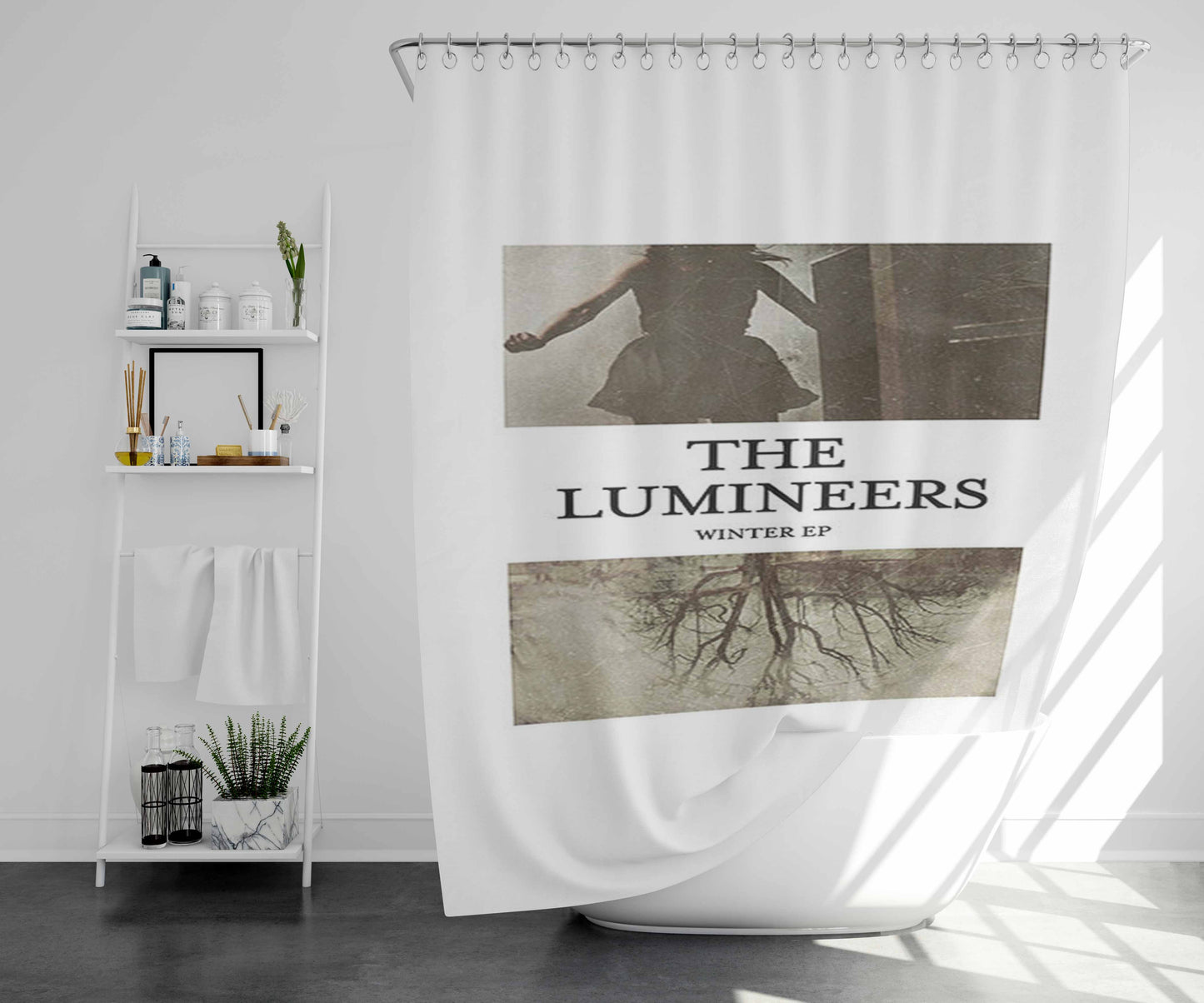The Lumineers Band Bathroom Shower Curtain Fabric Waterproof | 66 X 72 Inch
