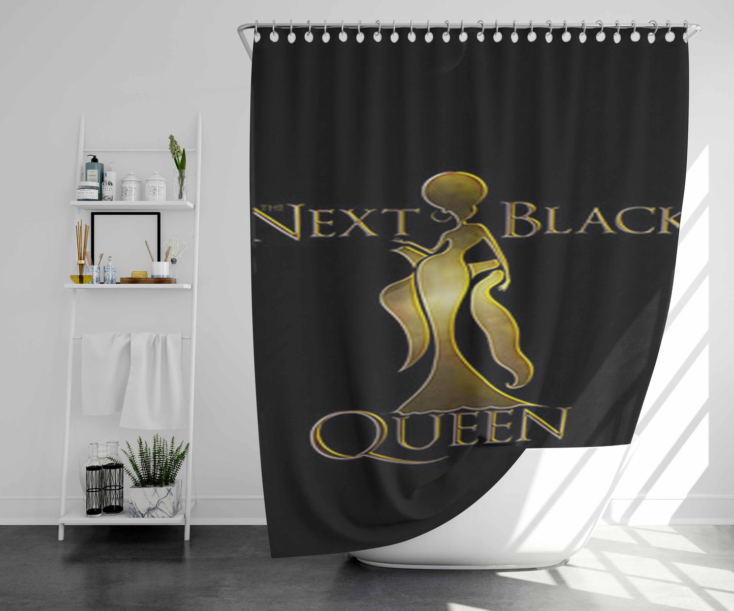The New Division Bathroom Shower Curtain Fabric Waterproof | 66 X 72 Inch