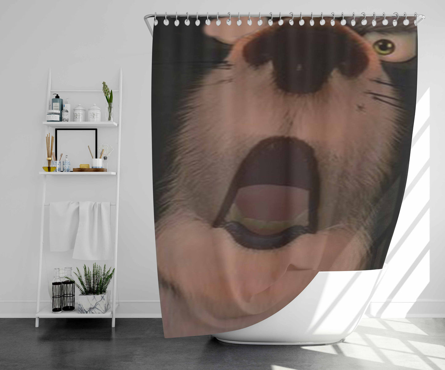 The Nut Job 2 Bathroom Shower Curtain Fabric Waterproof | 66 X 72 Inch