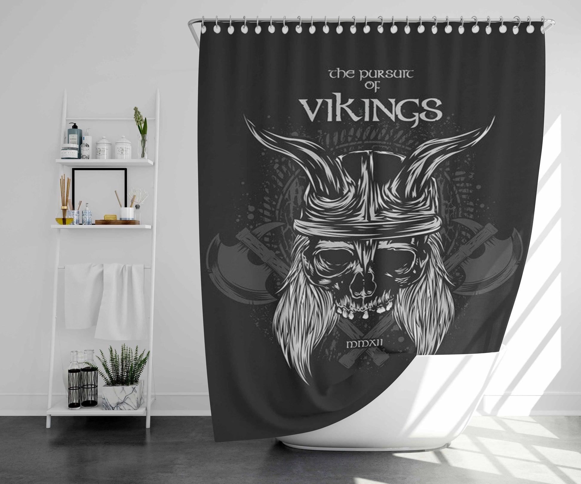 The Origin Of Love Hedwig Bathroom Shower Curtain Fabric Waterproof | 66 X 72 Inch