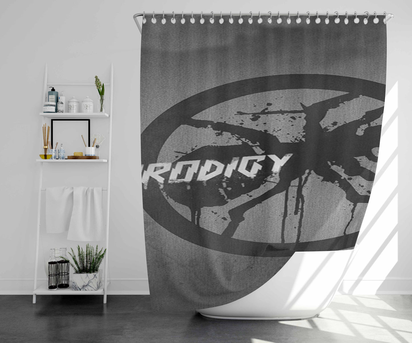 The Pretty Reckless Going To Hell Bathroom Shower Curtain Fabric Waterproof | 66 X 72 Inch