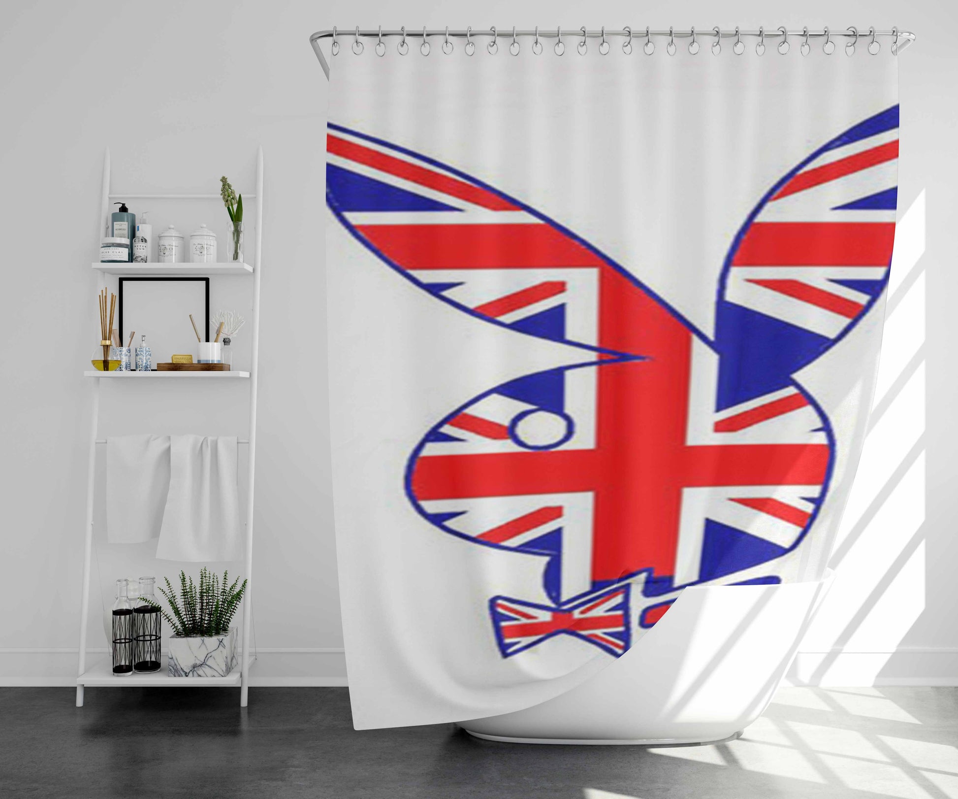The Punnishmen Bathroom Shower Curtain Fabric Waterproof | 66 X 72 Inch