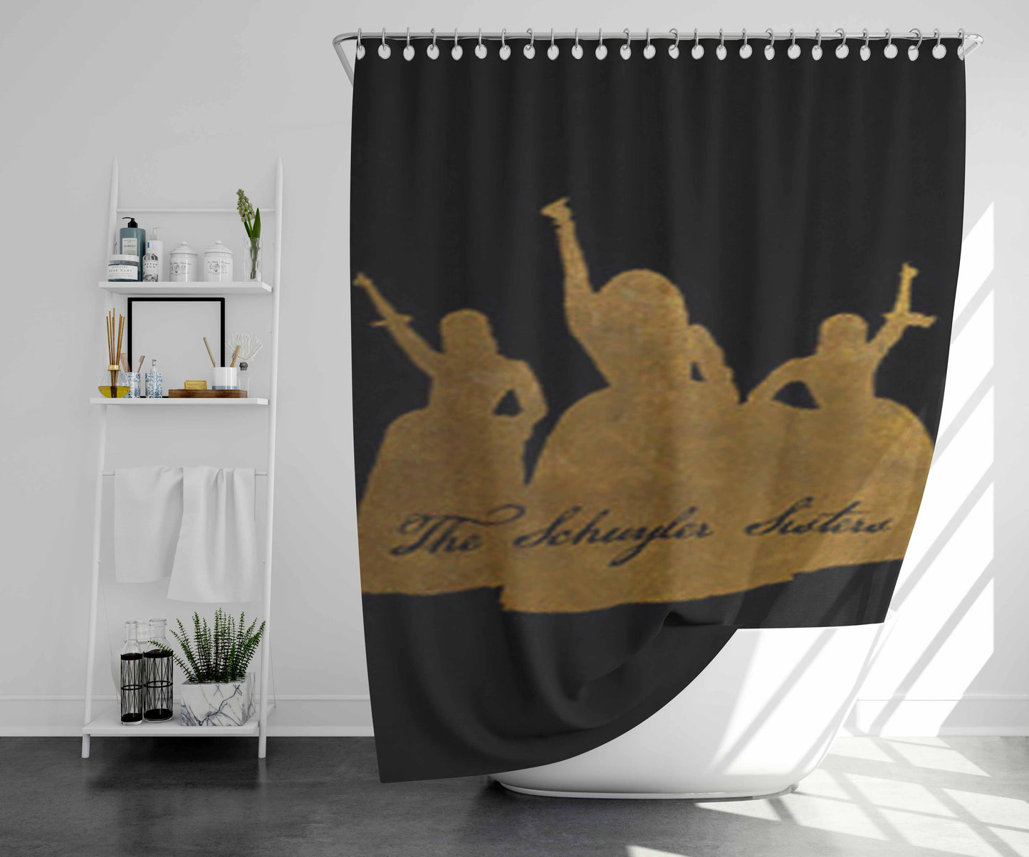 The Scandinavian Flick Bathroom Shower Curtain Fabric Waterproof | 66 X 72 Inch