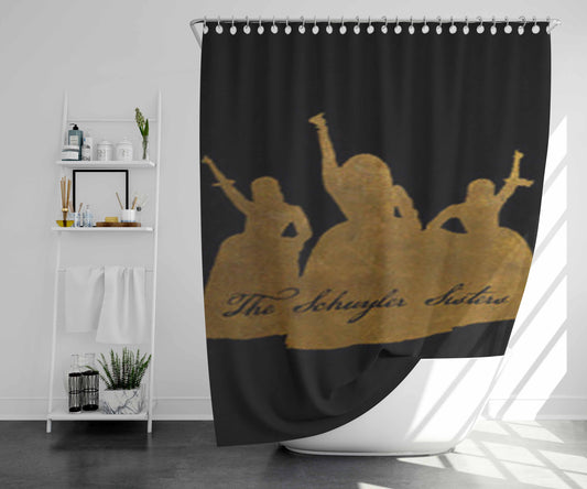 The Scandinavian Flick Bathroom Shower Curtain Fabric Waterproof | 66 X 72 Inch