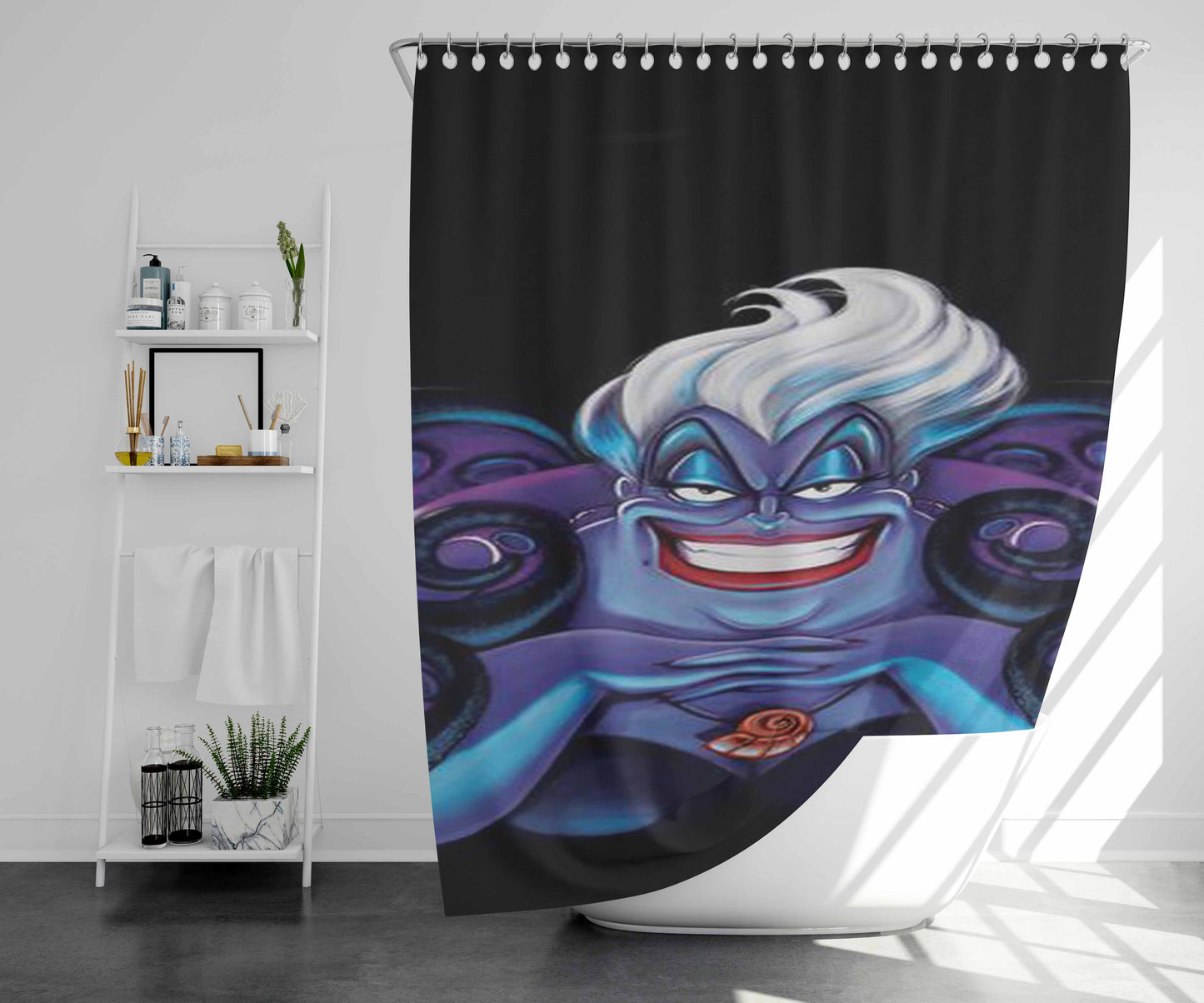 The Script Bathroom Shower Curtain Fabric Waterproof | 66 X 72 Inch