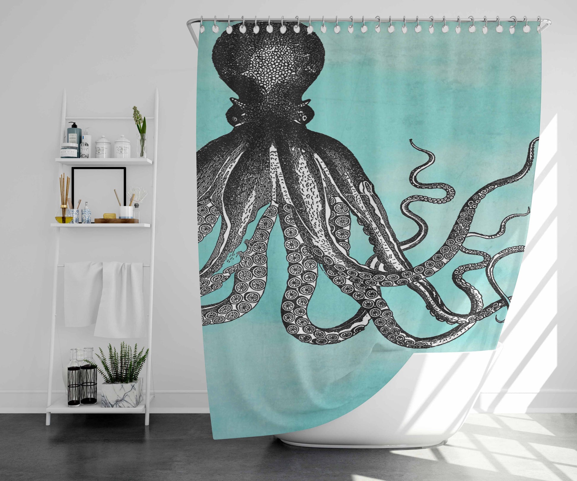 The Sword And The Stone Bathroom Shower Curtain Fabric Waterproof | 66 X 72 Inch