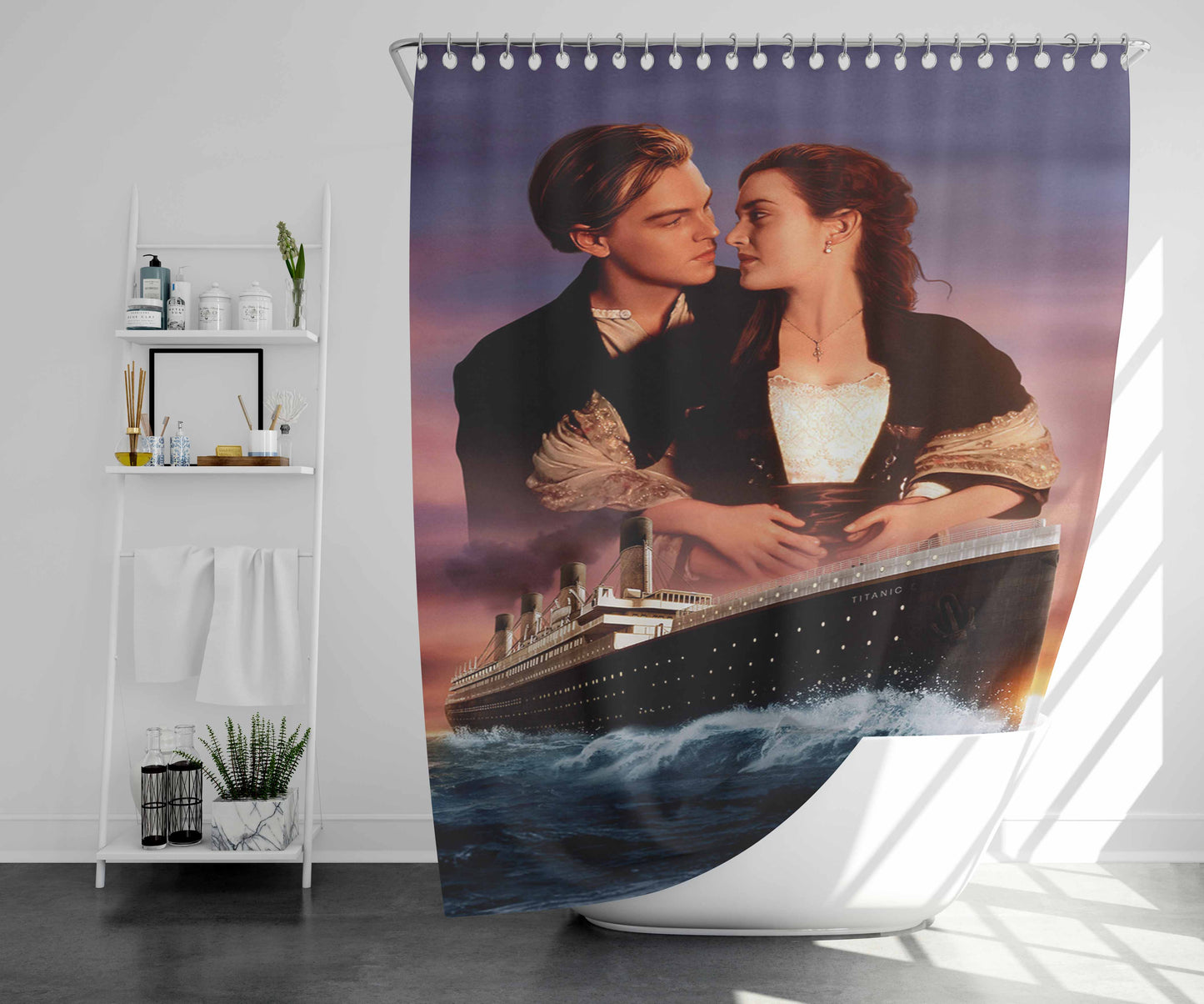 The Three Caballeros Bathroom Shower Curtain Fabric Waterproof | 66 X 72 Inch