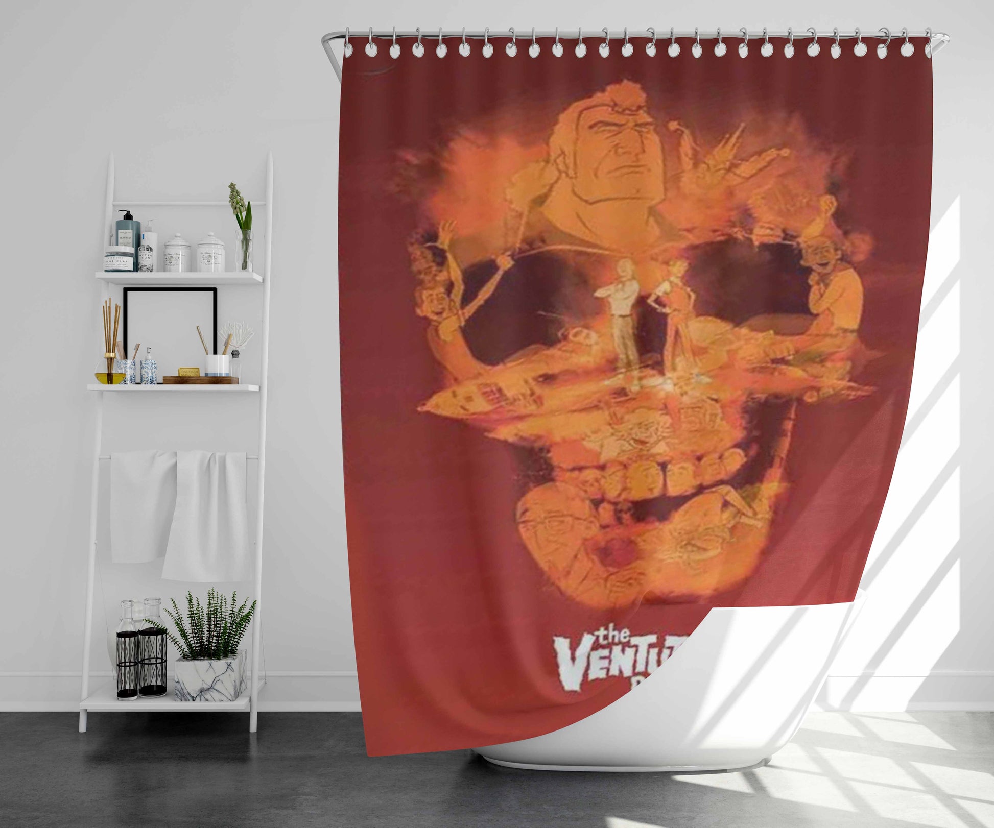 The Vandals Bathroom Shower Curtain Fabric Waterproof | 66 X 72 Inch