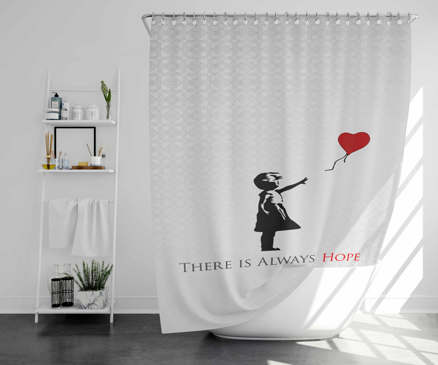 Ther Original Ride Bathroom Shower Curtain Fabric Waterproof | 66 X 72 Inch