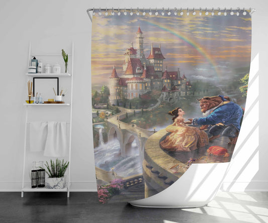 Thom Browne New York Wallpaper Bathroom Shower Curtain Fabric Waterproof | 66 X 72 Inch