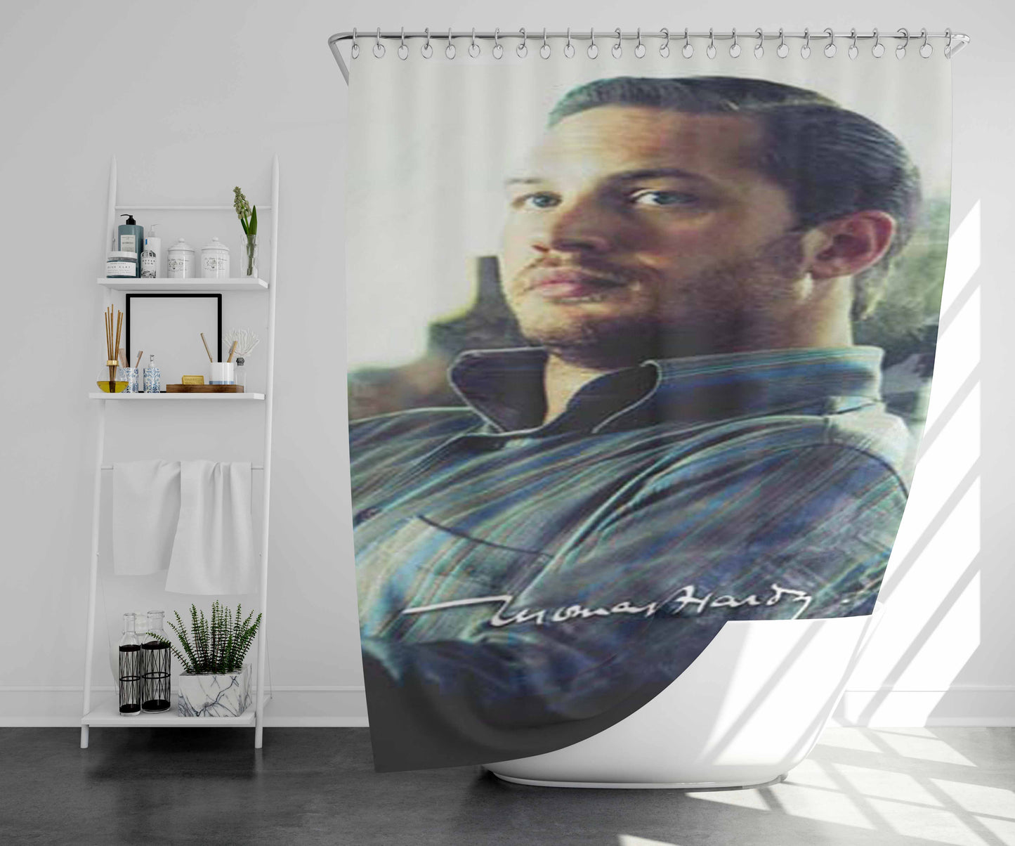Tom Cruise Oblivion Movie Bathroom Shower Curtain Fabric Waterproof | 66 X 72 Inch