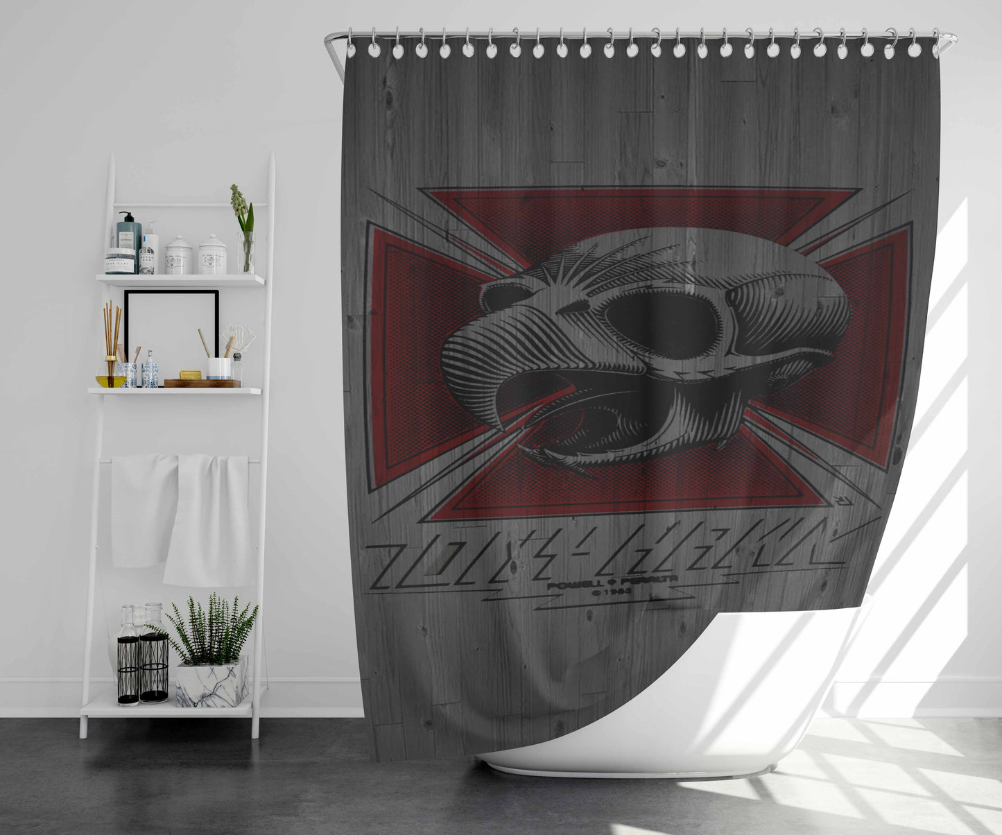 Tony Cooper Logo Bathroom Shower Curtain Fabric Waterproof | 66 X 72 Inch