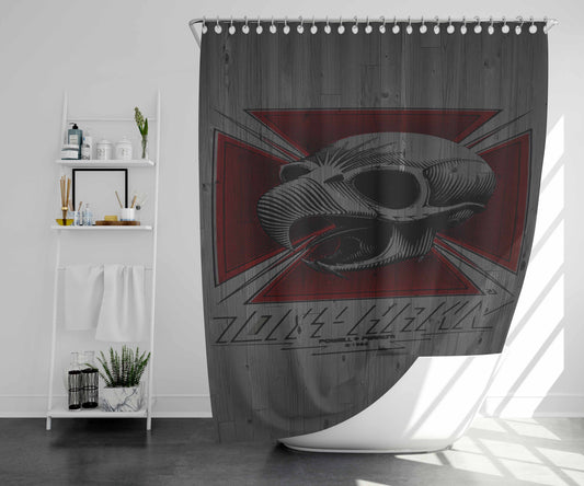 Tony Cooper Logo Bathroom Shower Curtain Fabric Waterproof | 66 X 72 Inch
