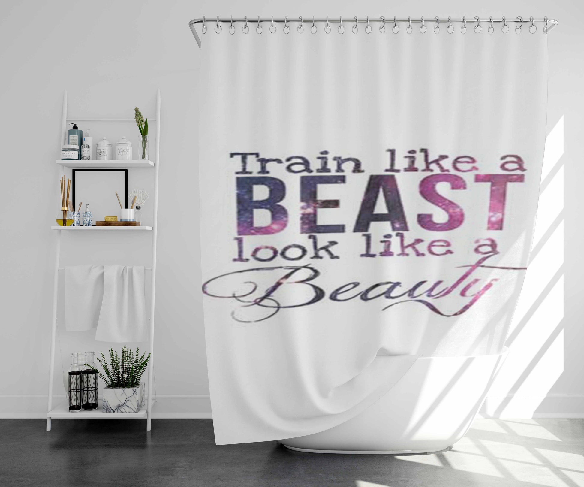 Trailblazer Logo Bathroom Shower Curtain Fabric Waterproof | 66 X 72 Inch