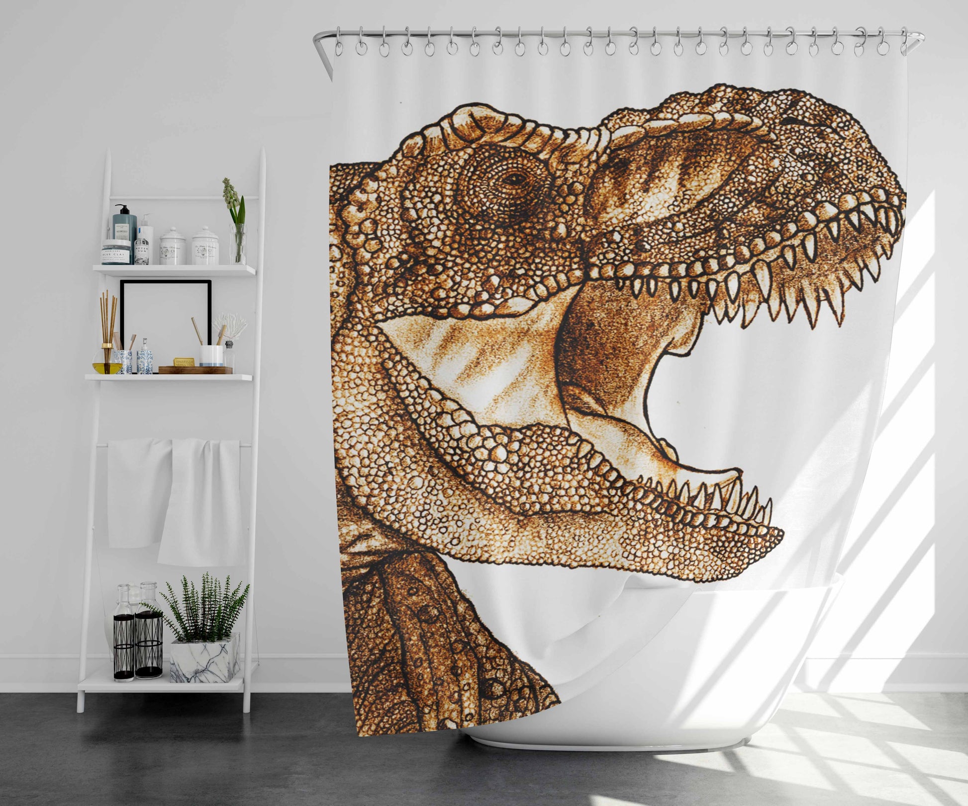 Trek Your Self Before You Wreck Yourself Bathroom Shower Curtain Fabric Waterproof | 66 X 72 Inch