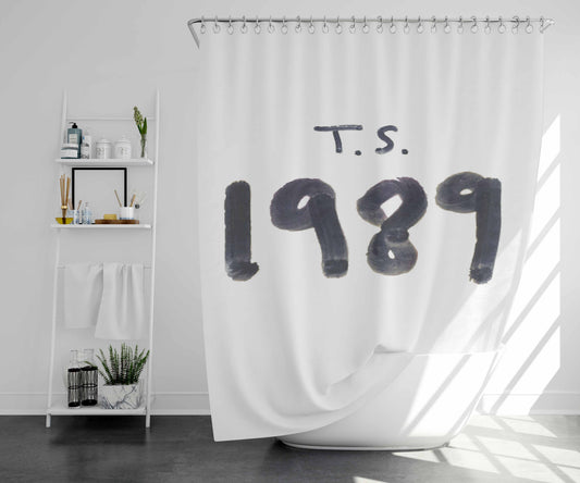 Ts 1989 Bathroom Shower Curtain Fabric Waterproof | 66 X 72 Inch