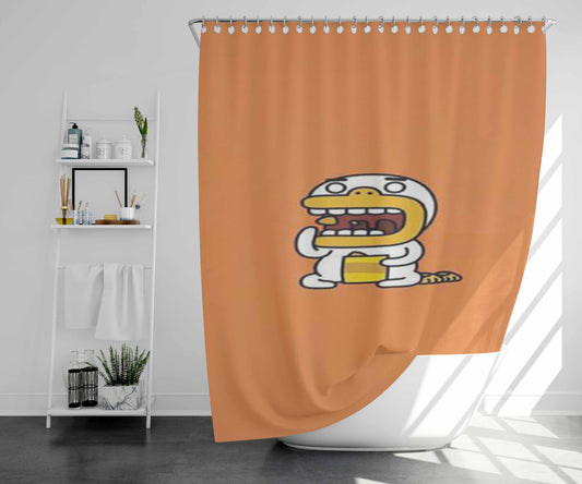 Tube Has Snacking Bathroom Shower Curtain Fabric Waterproof | 66 X 72 Inch