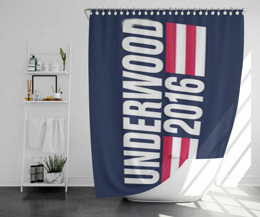 Underwood 2016 Bathroom Shower Curtain Fabric Waterproof | 66 X 72 Inch