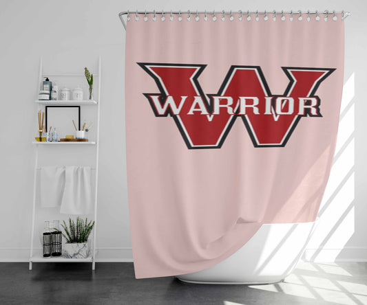 Uni Warrior Chemo Brave Bathroom Shower Curtain Fabric Waterproof | 66 X 72 Inch