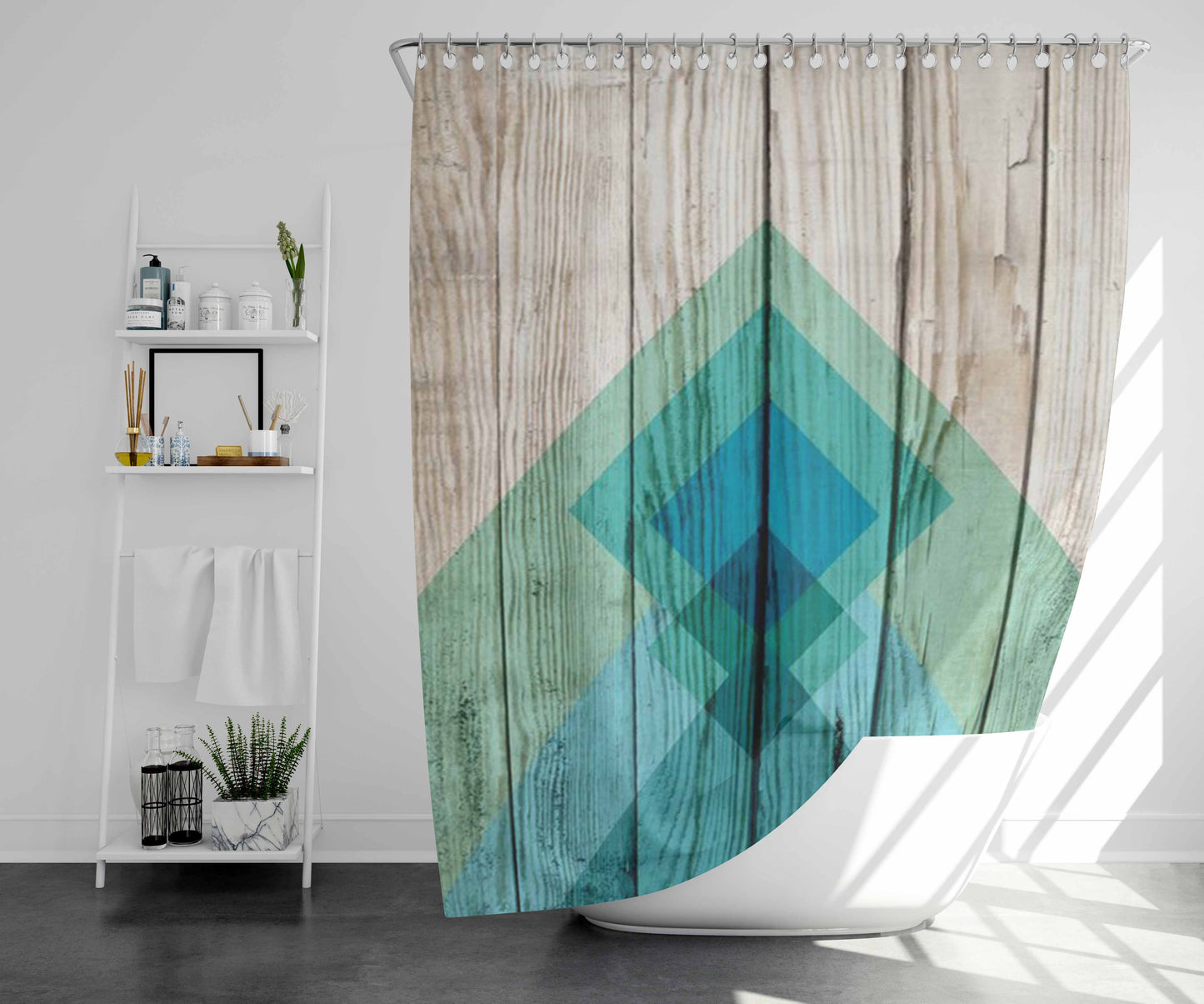 Urban Art Paint Bathroom Shower Curtain Fabric Waterproof | 66 X 72 Inch