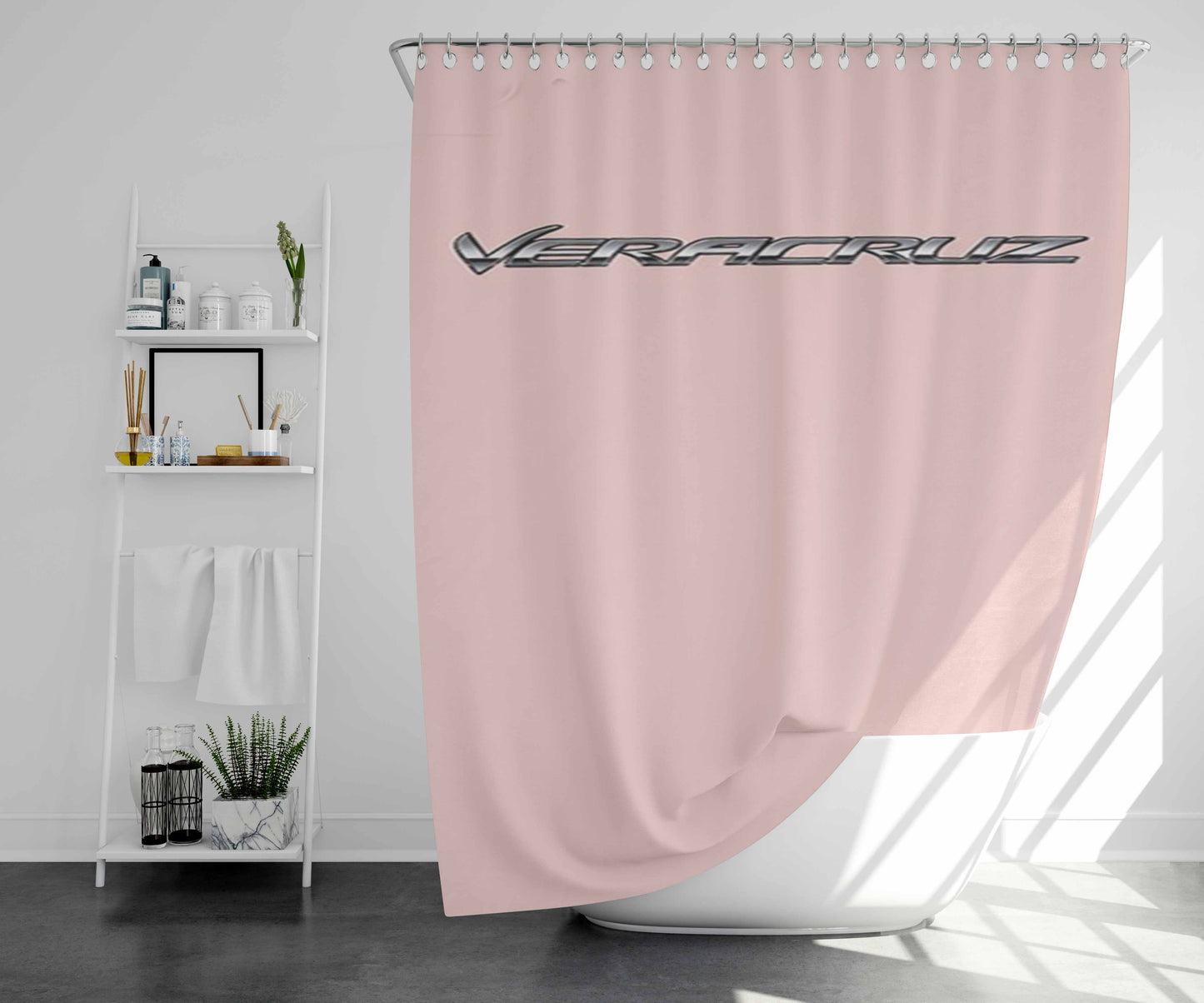 Veracruz Mexican Bathroom Shower Curtain Fabric Waterproof | 66 X 72 Inch