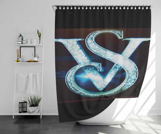Victoria Twilight Bathroom Shower Curtain Fabric Waterproof | 66 X 72 Inch