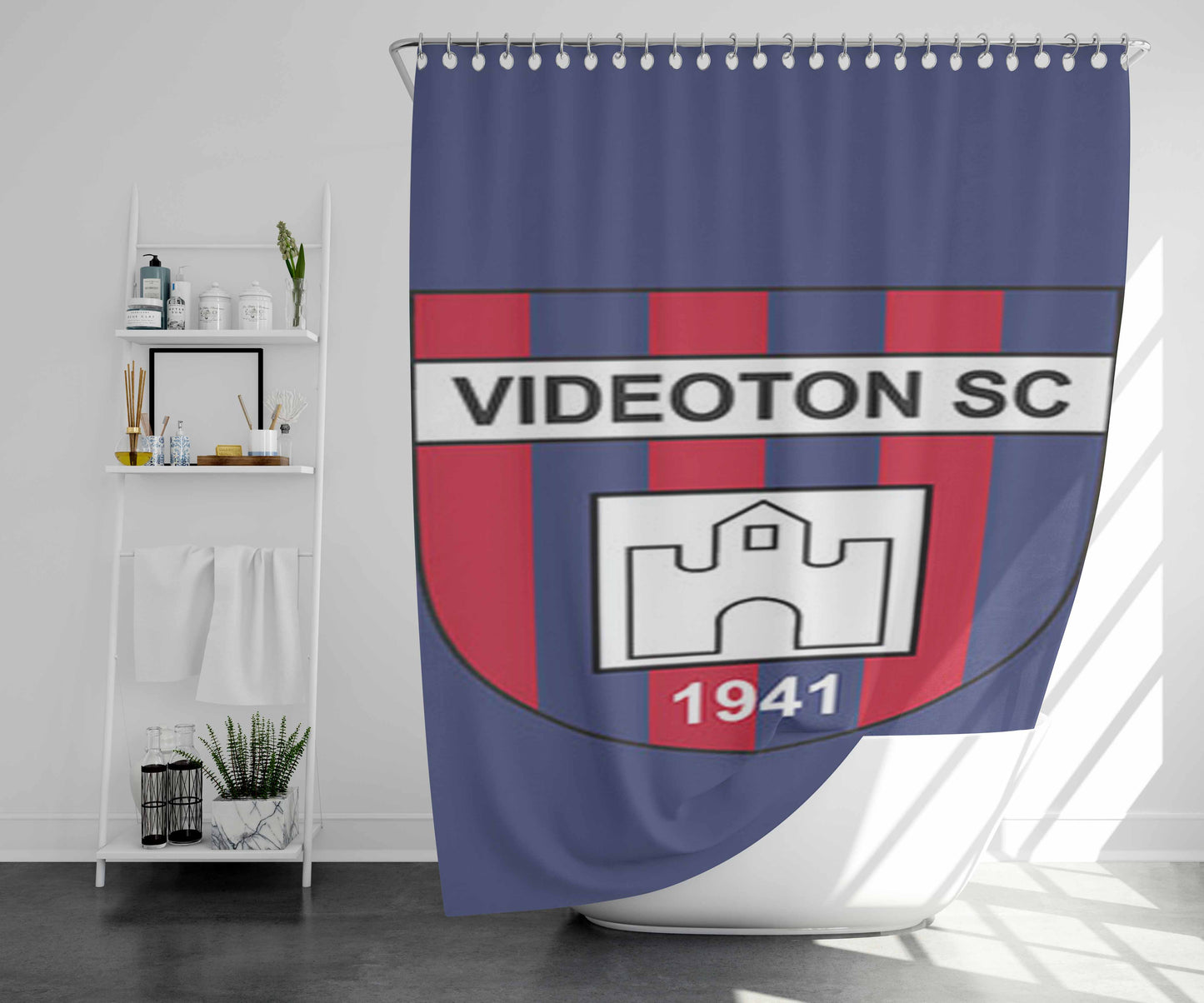 Videoton Sc Bathroom Shower Curtain Fabric Waterproof | 66 X 72 Inch
