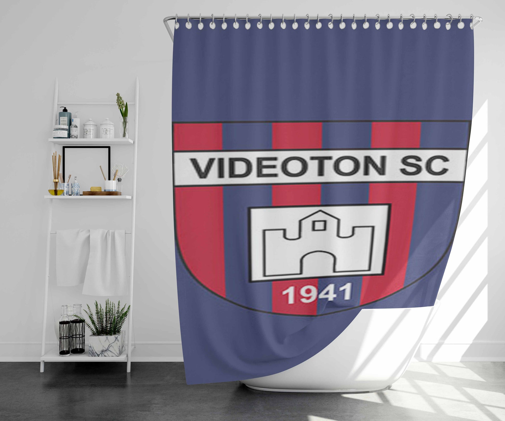Videoton Sc Bathroom Shower Curtain Fabric Waterproof | 66 X 72 Inch