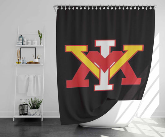 Vmi Logo Bathroom Shower Curtain Fabric Waterproof | 66 X 72 Inch