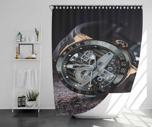 Watch Ulysse Nardin Bathroom Shower Curtain Fabric Waterproof | 66 X 72 Inch