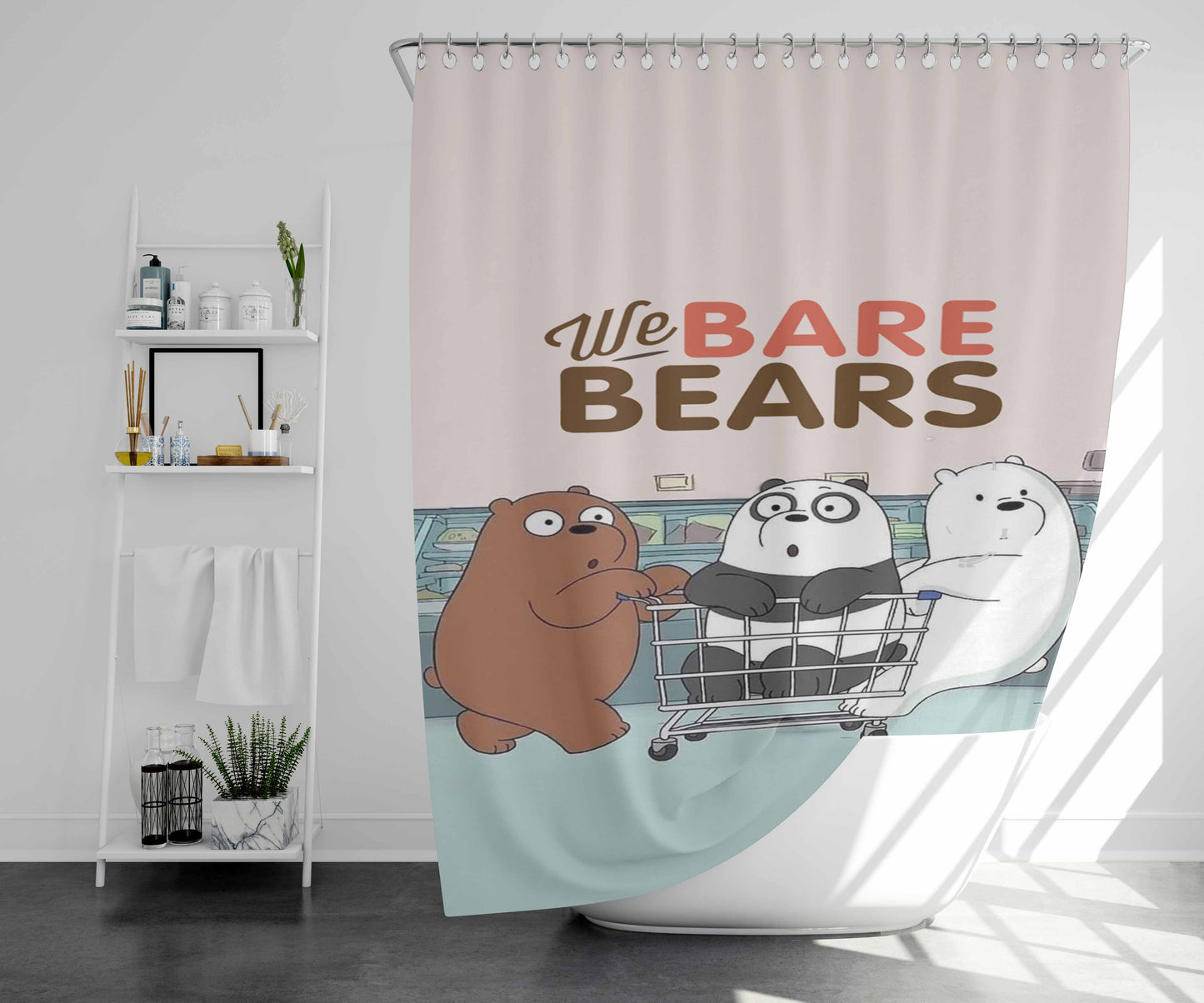 We Are Too Busy Dancing To Get Knocked Off Our Feet Bathroom Shower Curtain Fabric Waterproof | 66 X 72 Inch