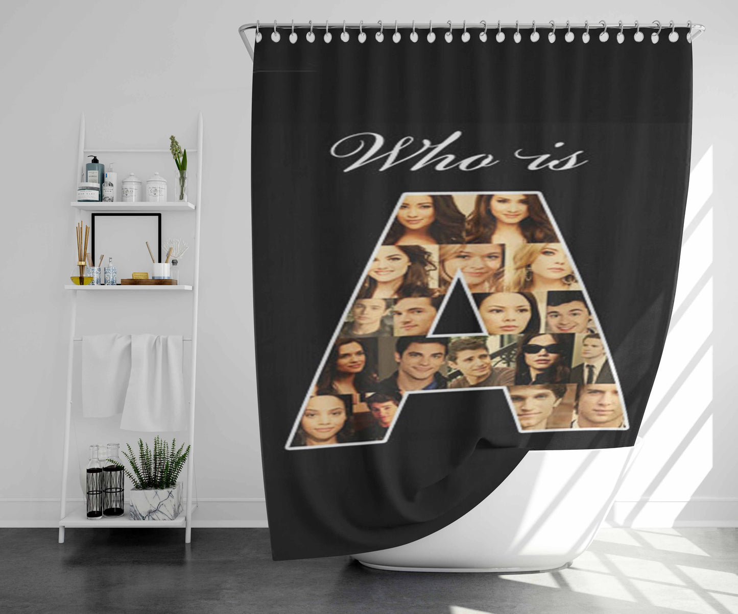 Who Is A Bathroom Shower Curtain Fabric Waterproof | 66 X 72 Inch