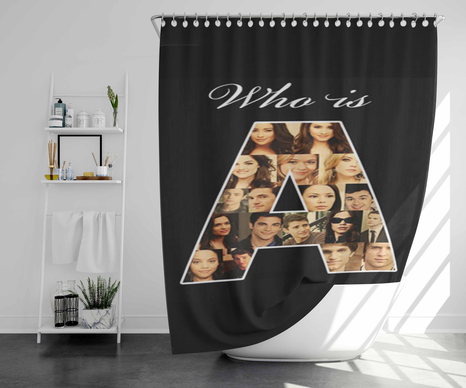 Who Is A Bathroom Shower Curtain Fabric Waterproof | 66 X 72 Inch