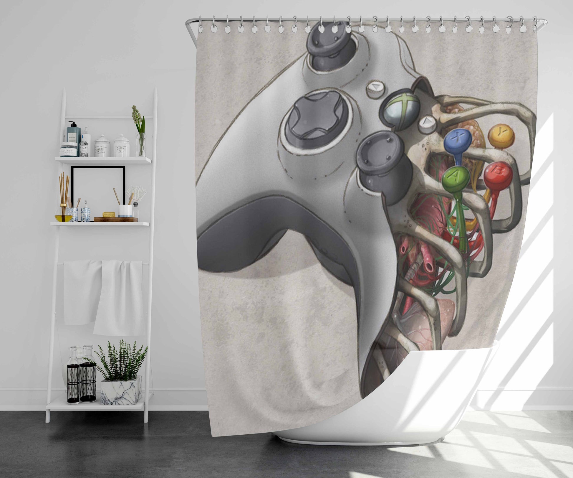 X Ambassadors Bathroom Shower Curtain Fabric Waterproof | 66 X 72 Inch