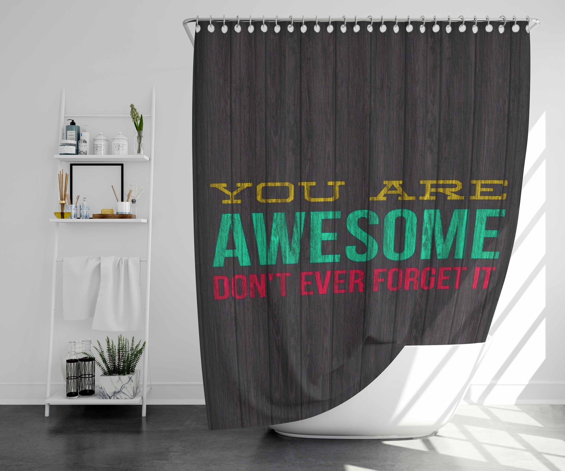 You'Re Disgusting Bathroom Shower Curtain Fabric Waterproof | 66 X 72 Inch