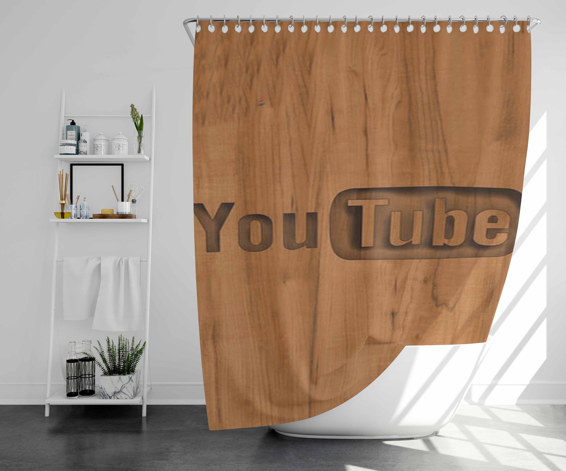 Youth In Revolt Dead Inside Bathroom Shower Curtain Fabric Waterproof | 66 X 72 Inch