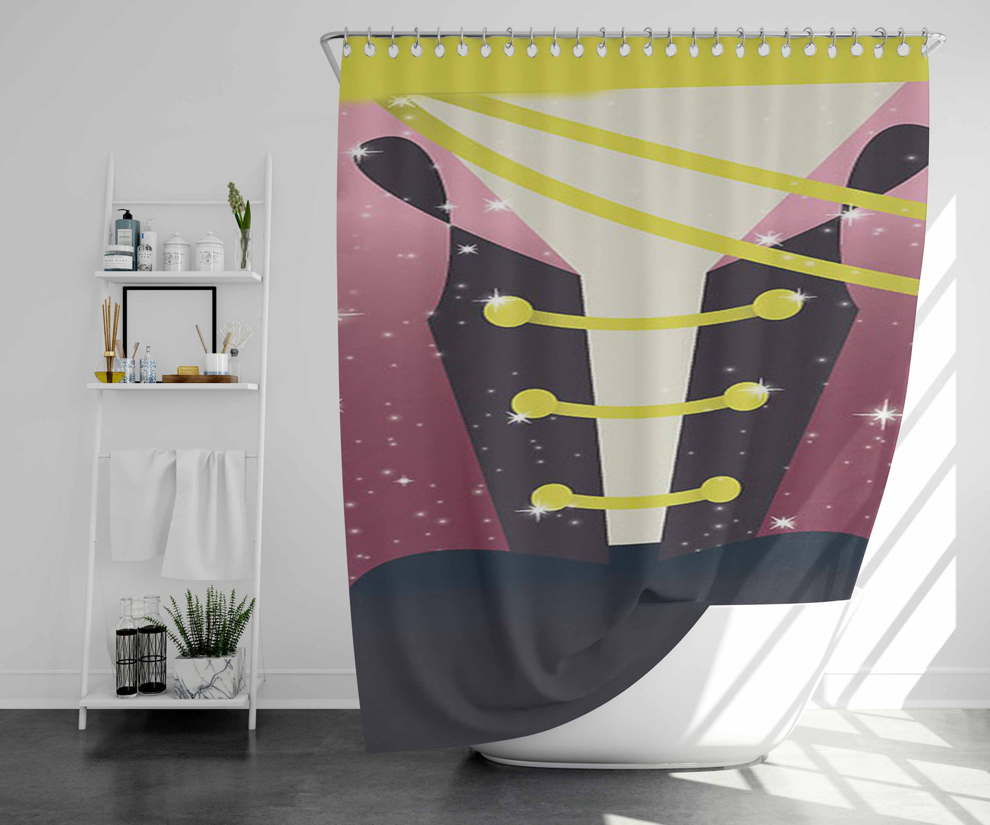 Yuri On Ice Viktor Nikiforov Dress Bathroom Shower Curtain Fabric Waterproof | 66 X 72 Inch