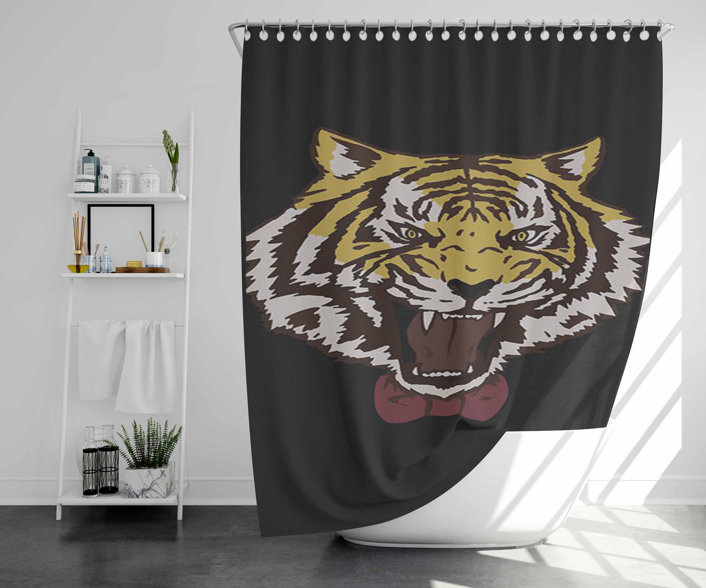Yuri Plisetsky Tiger Bathroom Shower Curtain Fabric Waterproof | 66 X 72 Inch
