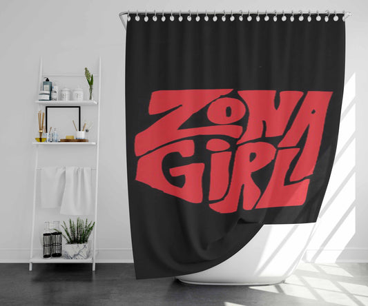 Zona Girl State Pride Bathroom Shower Curtain Fabric Waterproof | 66 X 72 Inch