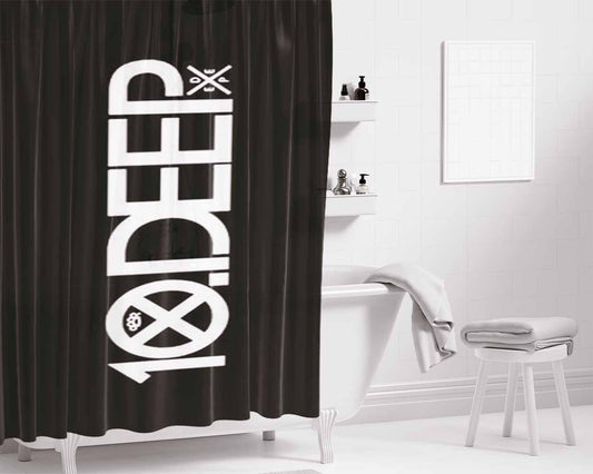 2Bunz Melanin Poppin Aba Bathroom Shower Curtain Fabric Waterproof | 66 X 72 Inch