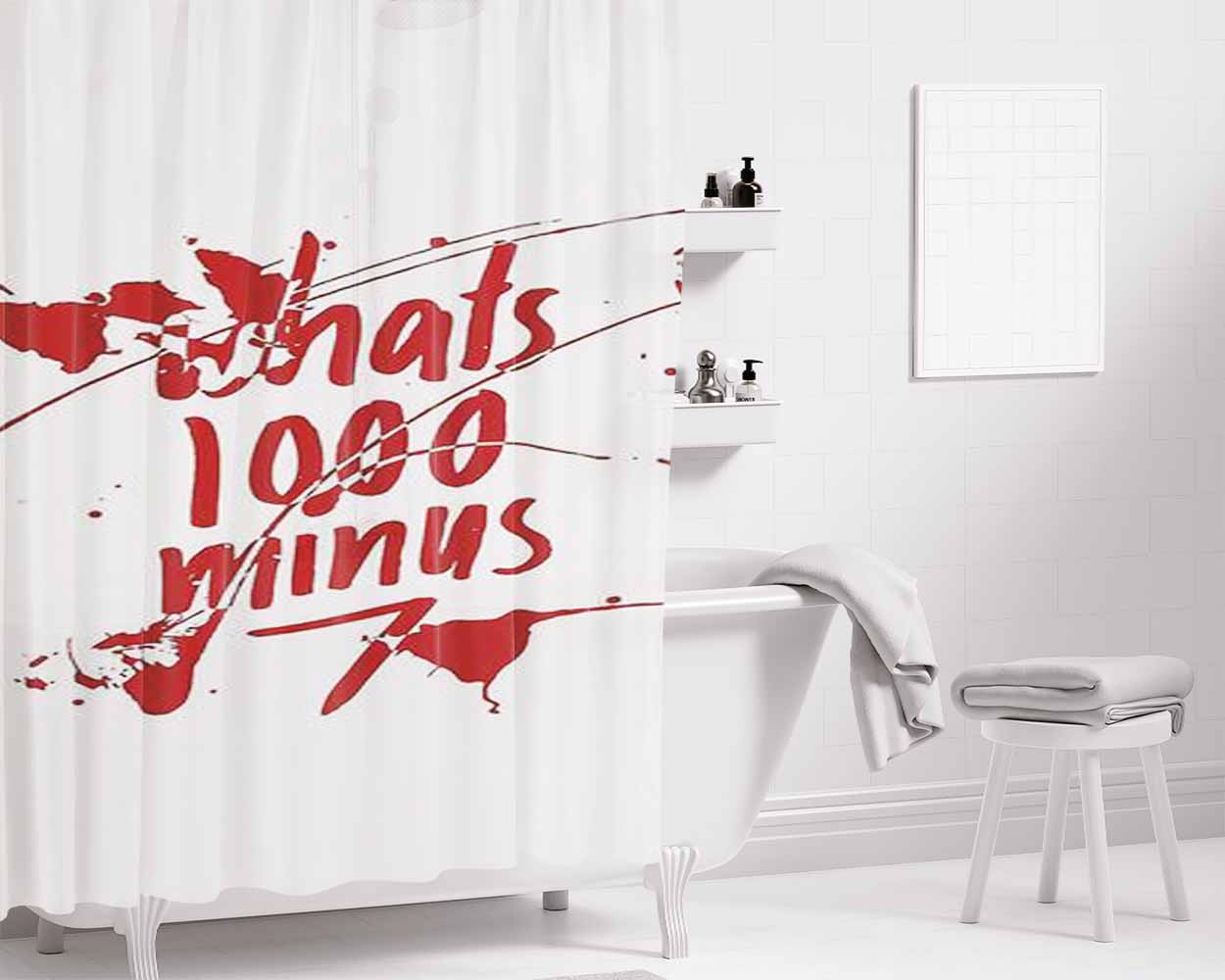 3 Night In The Garden Bathroom Shower Curtain Fabric Waterproof | 66 X 72 Inch